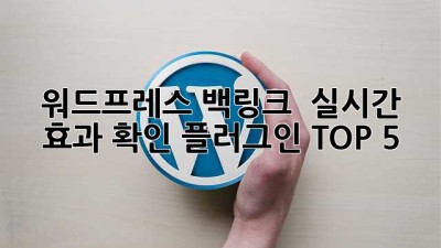 워드프레스 백링크 🚀 실시간 효과 확인 플러그인 TOP 5 ✨
